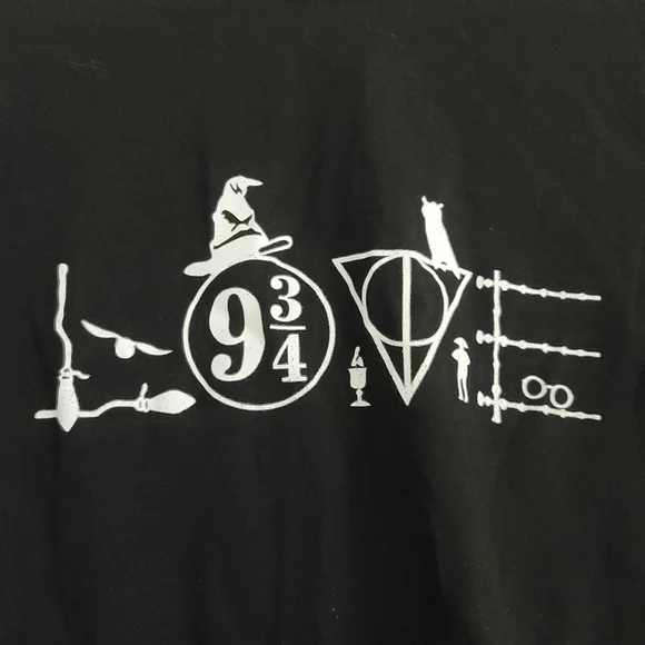 Harry Potter love T-shirt size large - Picture 2 of 3